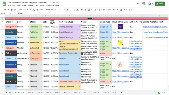 Building a Content Calendar